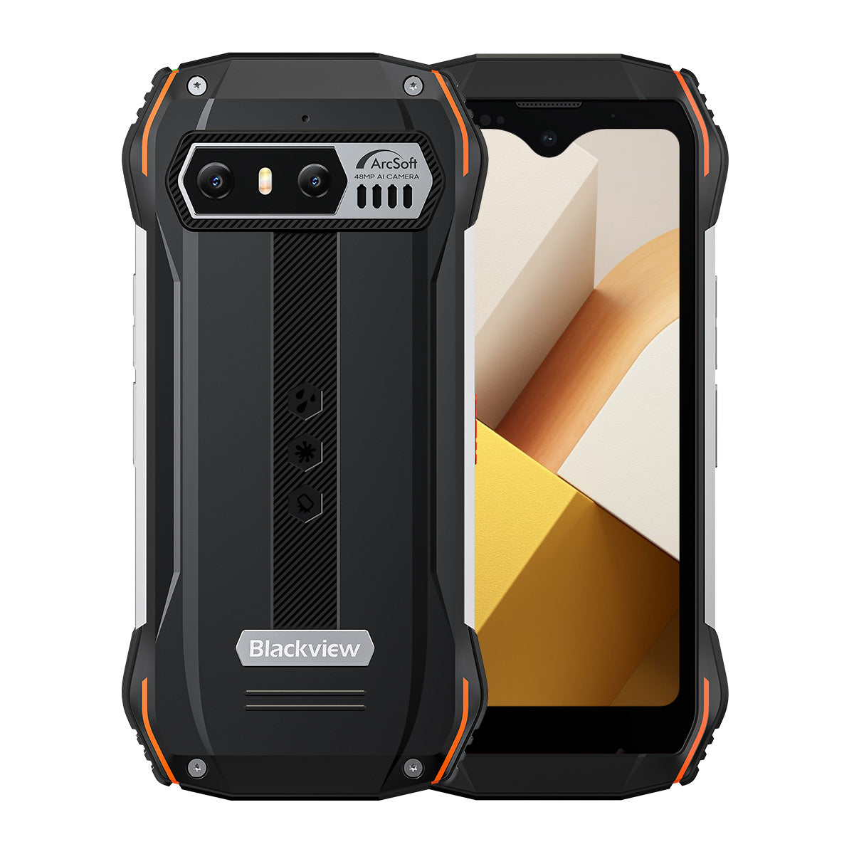 Blackview N6000 - Smartphone Rugged Androide 13,ROM 256GB RAM 8GB,Carica inversa